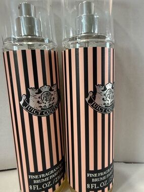 Juicy Couture Pink & Black Striped Fine Fragrance Mist